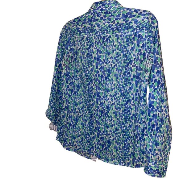 J Mclaughlin Womens Shirt Size XS Multicolor Bundle of 2 Button Up Long Sleeve - Picture 7 of 8